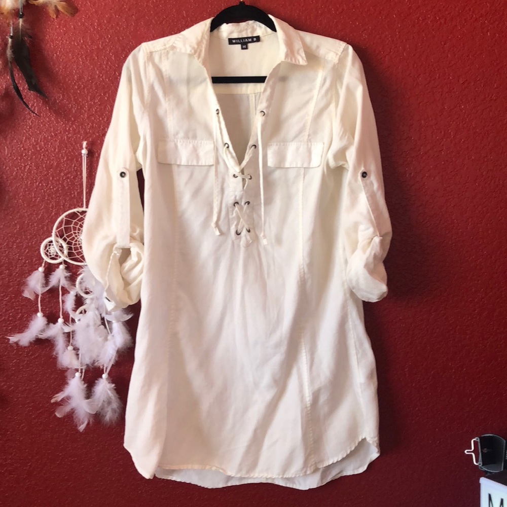 White brunch dress